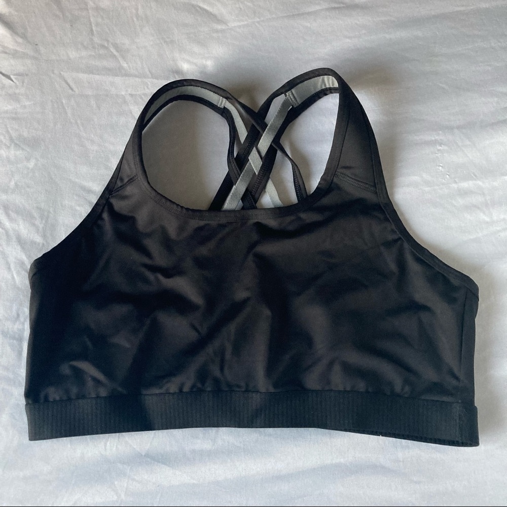 Avia XL Racerback Black Sports Bra
